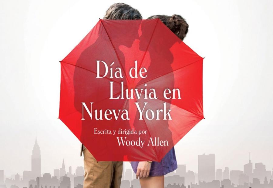 Cartell "Día de lluvia en Nueva York"