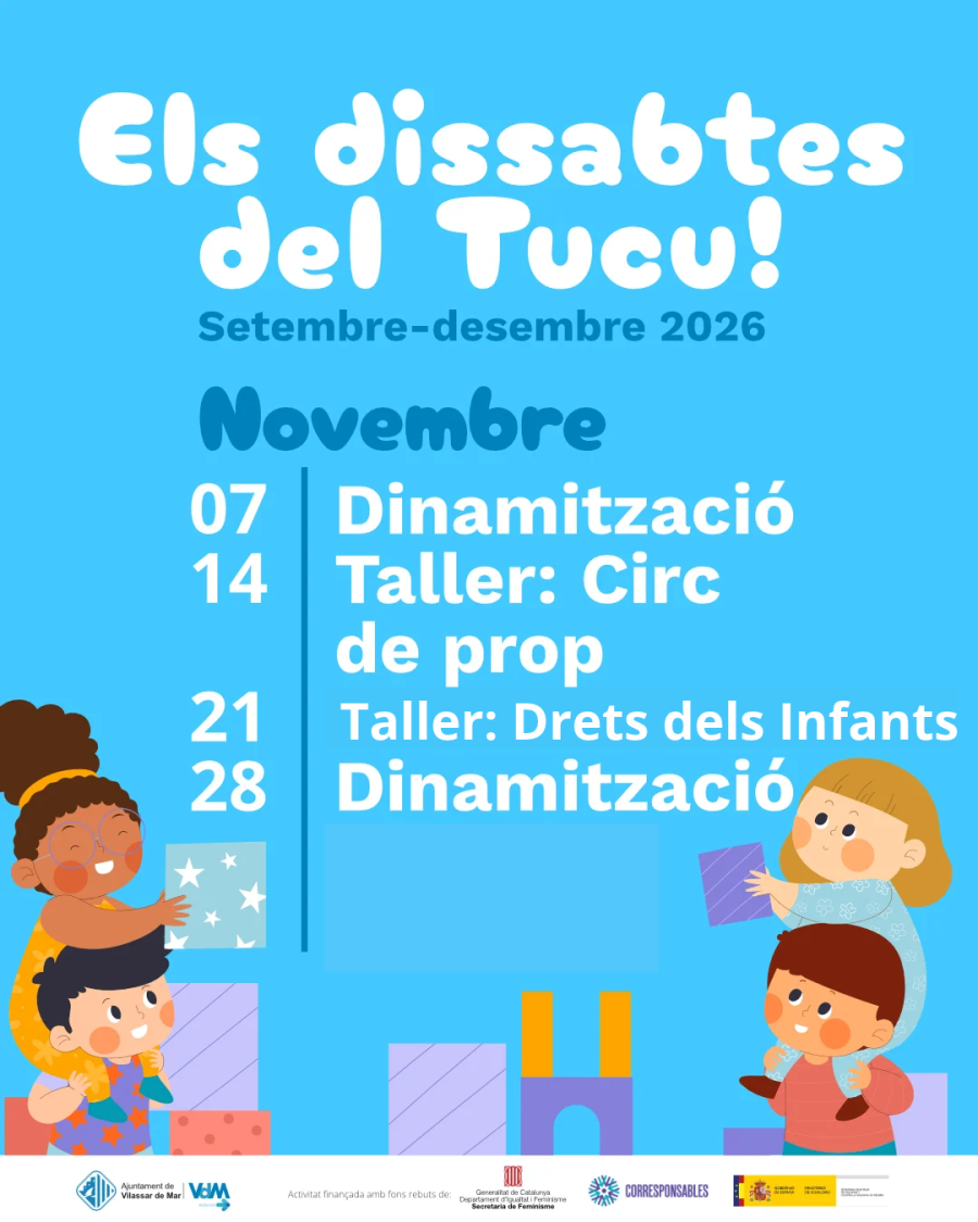 Programació novembre "Els dissabtes del Tucu!"