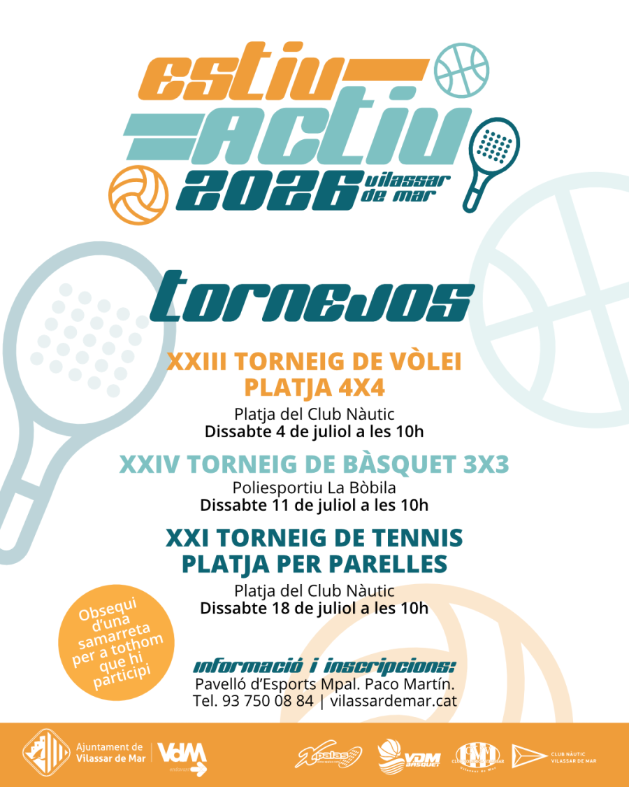 Tornejos d'Estiu Actiu 2026