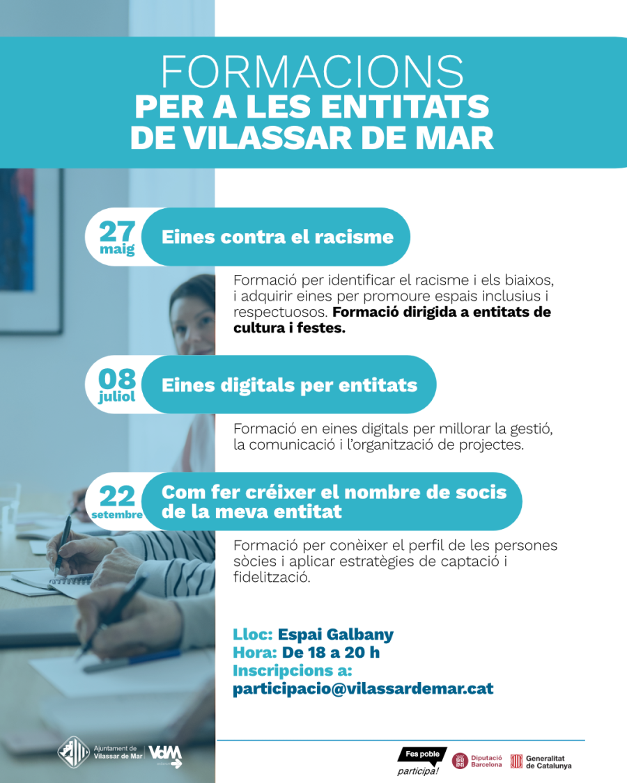 Cartell de les formacions