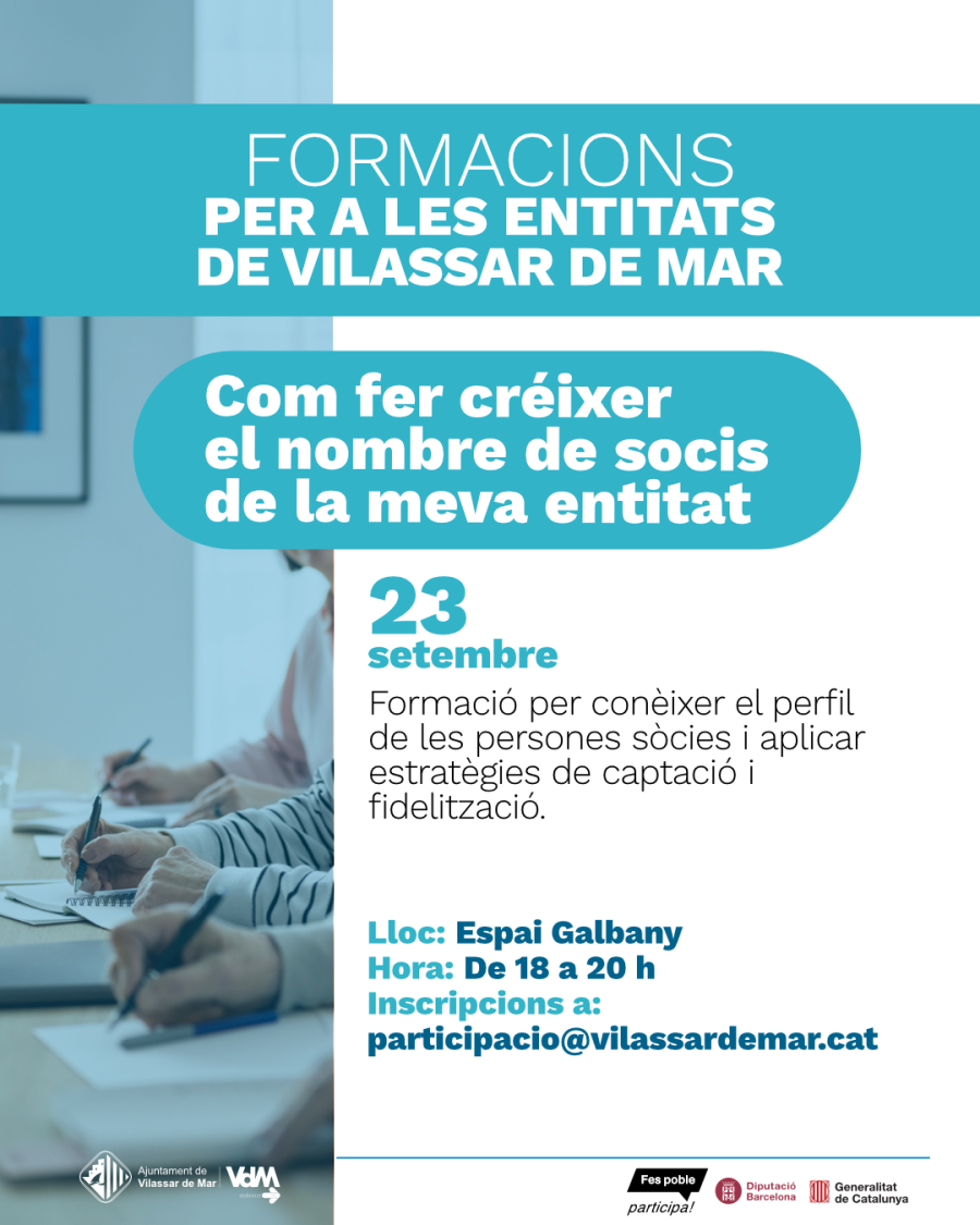Com fer créixer el nombre de socis de la meva entitat