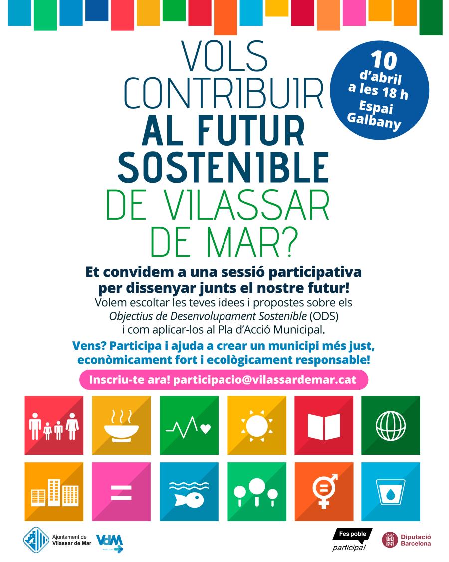Vols contribuir al futur sostenible de Vilassar de Mar?