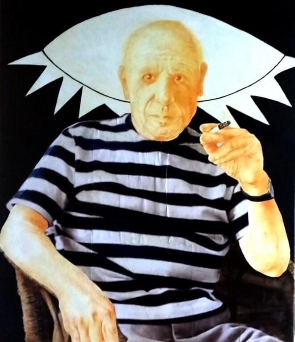 Obra de l'exposició de Josep Malagarriga dedicada a Picasso