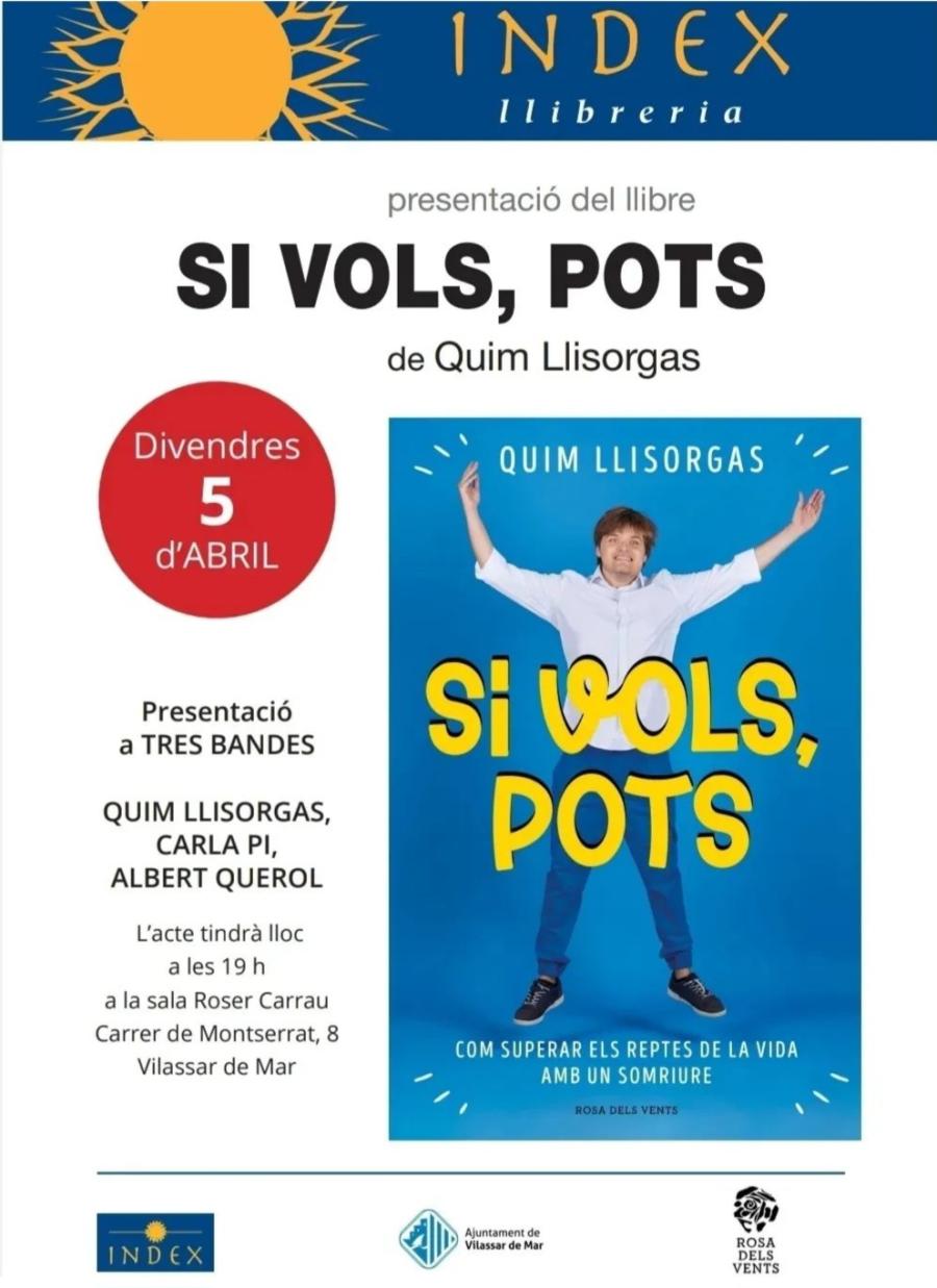 Cartell de la presentació del llibre de Quim Llisorgas
