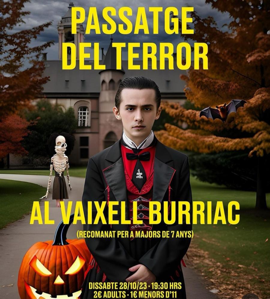 Cartell del passatge del terror del Vaixell Burriac