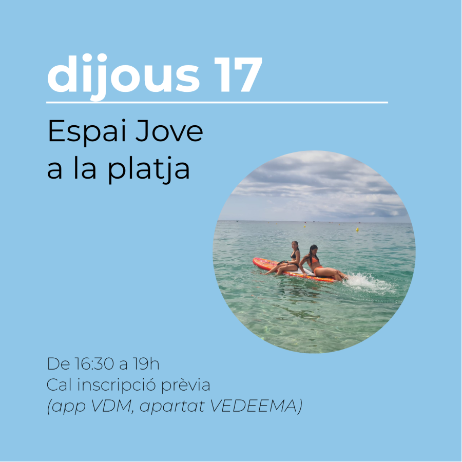 Espai Jove a la platja