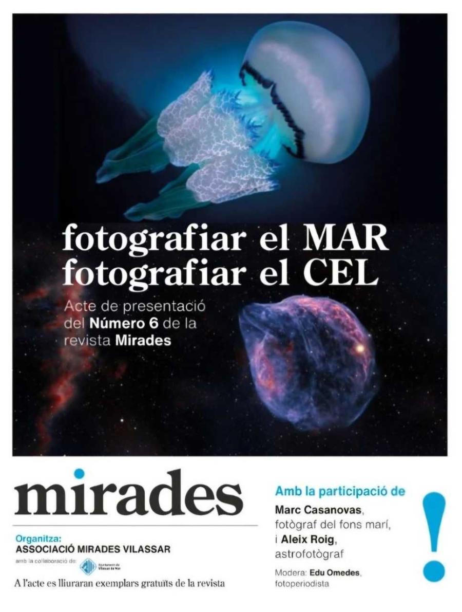 Cartell de la presentació del número 6 de la revista "Mirades"