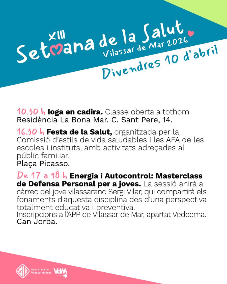 Setmana de la Salut - 10 d'abril
