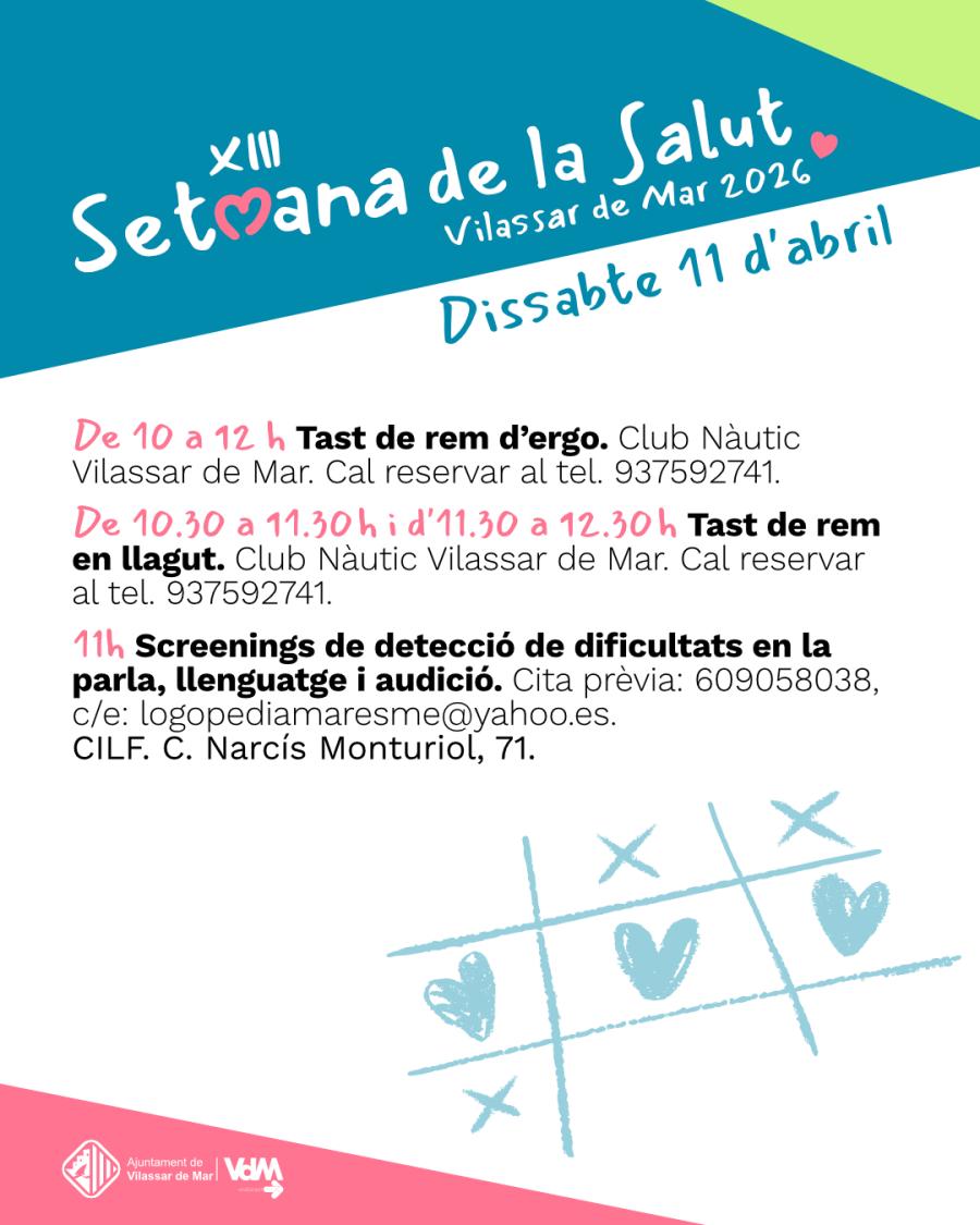 Setmana de la Salut - 11 d'abril