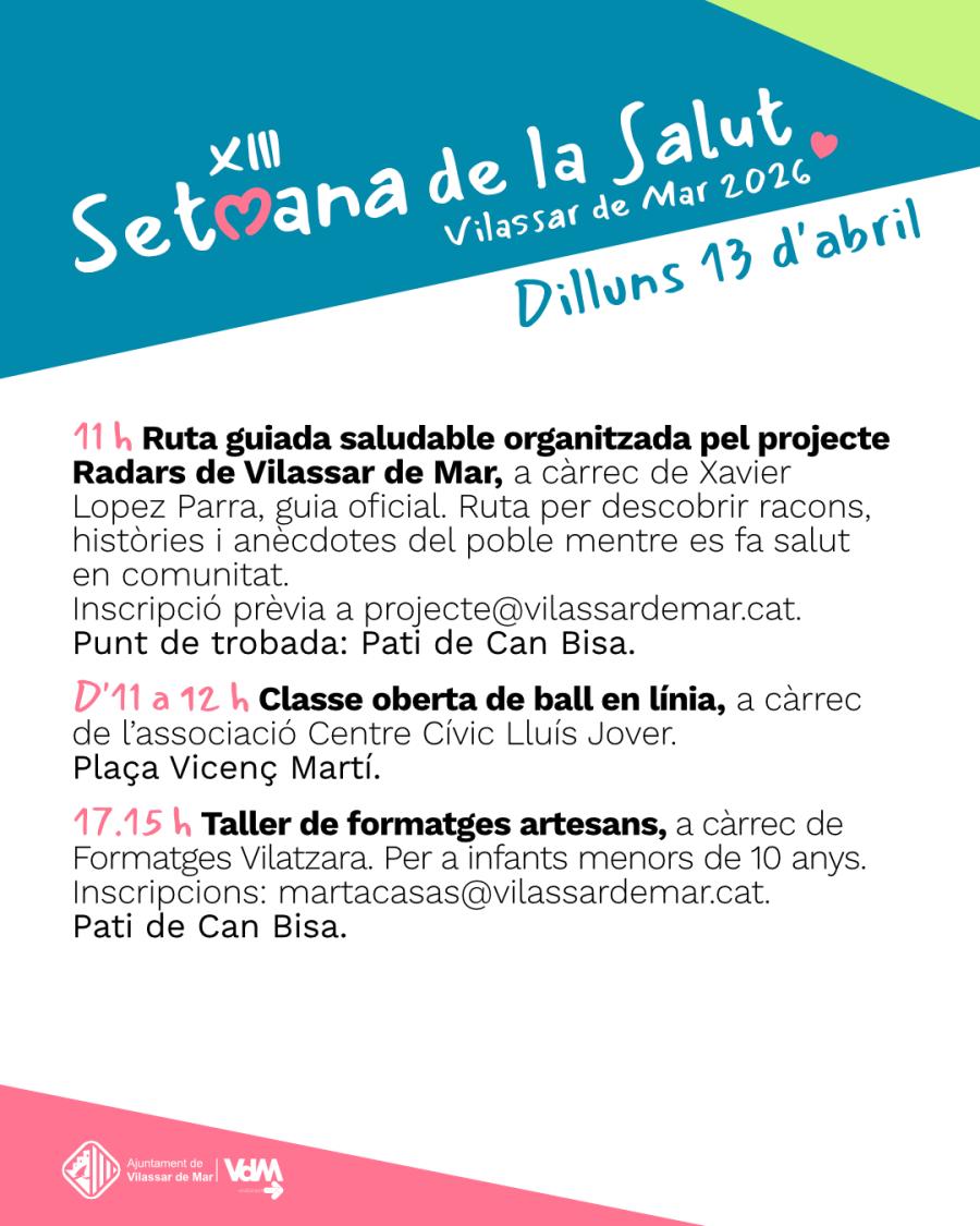 Setmana de la Salut - 13 d'abril