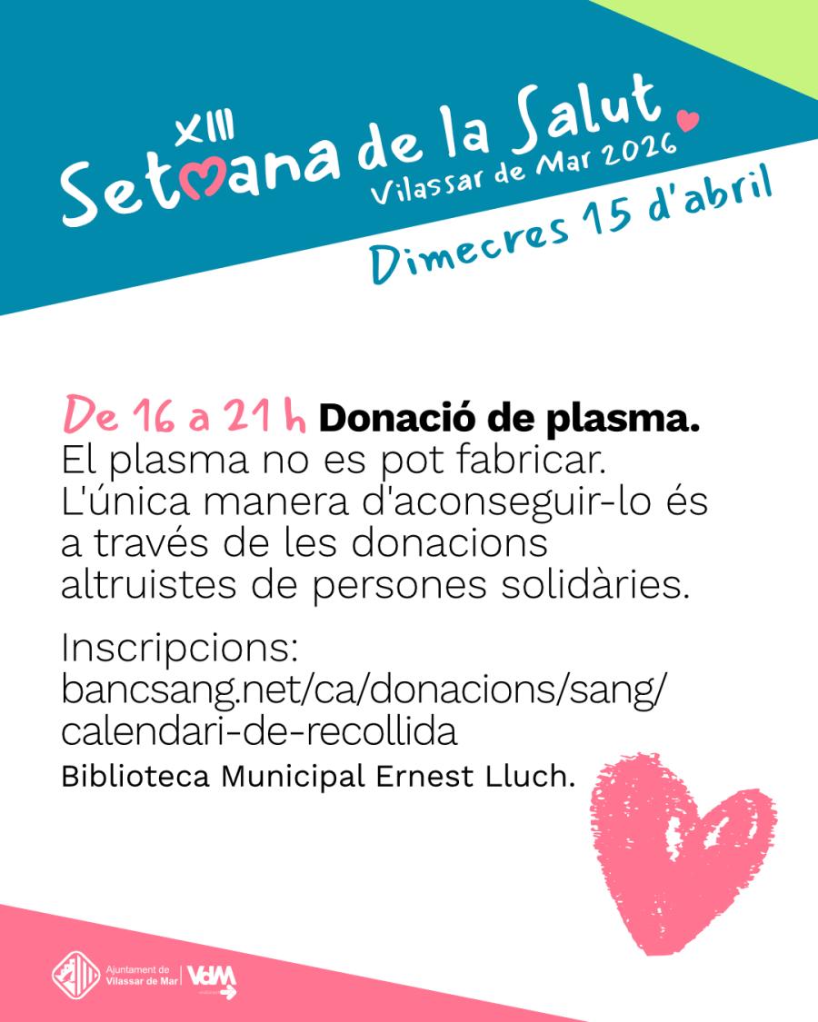 Setmana de la Salut - 15 d'abril