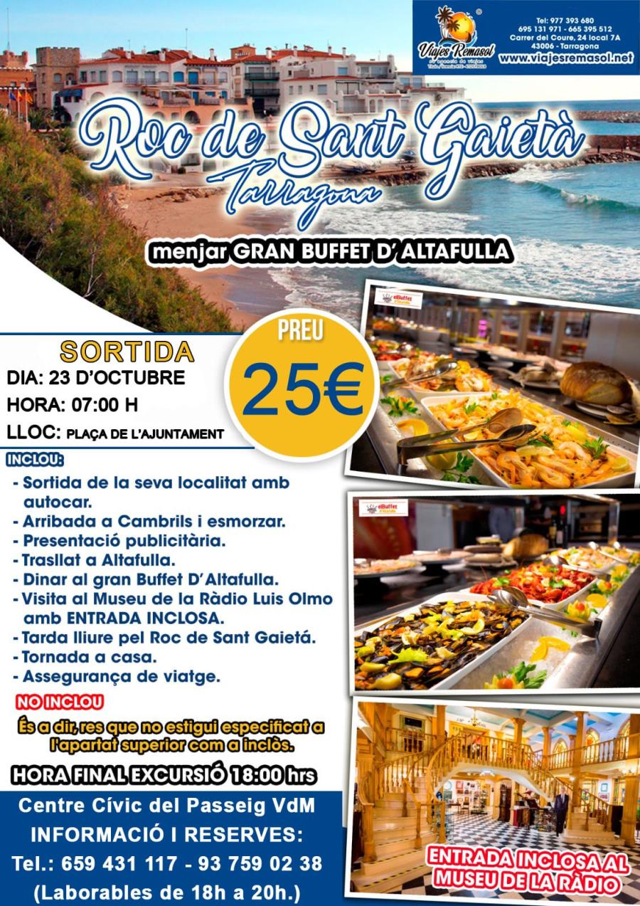 Cartell de la sortida d'octubre del Centre Cívic El Passeig