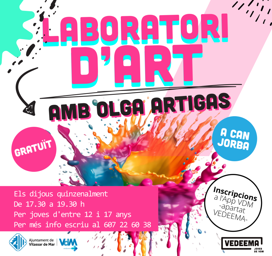 Taller quinzenal de laboratori d'art per a joves