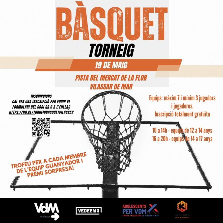 Cartell del torneig de bàsquet 19 de maig de 2024
