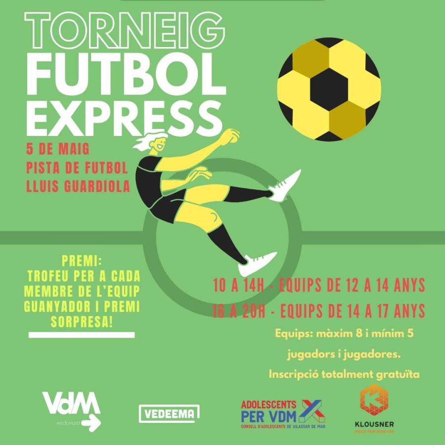 Cartell del torneig de futbol express