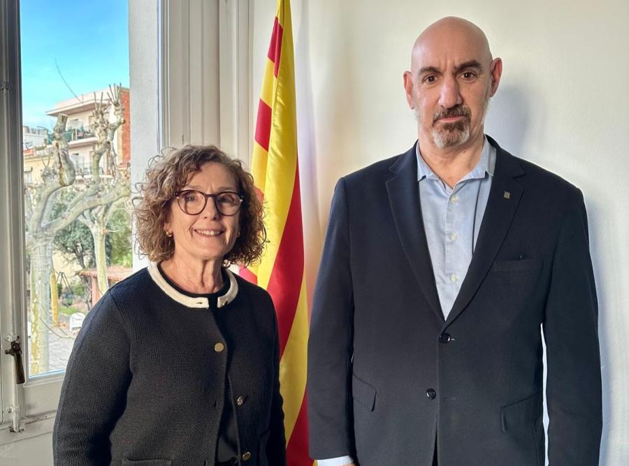 Visita institucional del director dels Serveis Territorials de la Generalitat