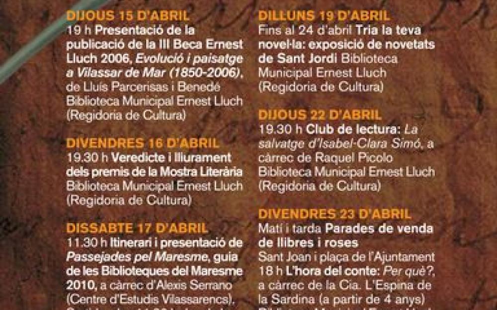 programa sant jordi 2010
