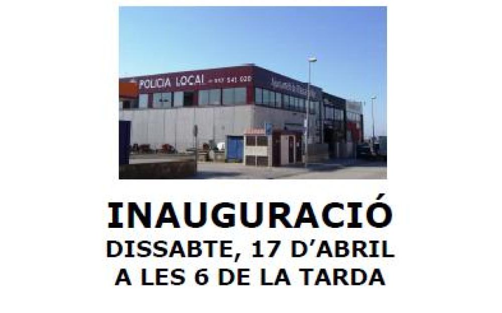 Cartell inauguració seu Policia Local
