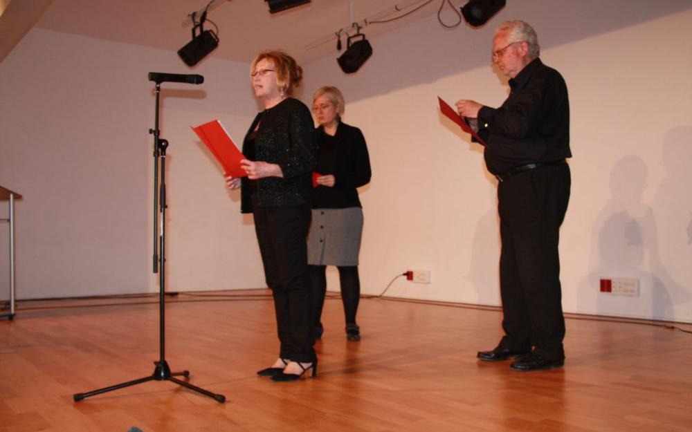 Lectura de poemes escrits per Roser Carrau