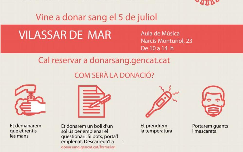 Donació sang 5 juliol