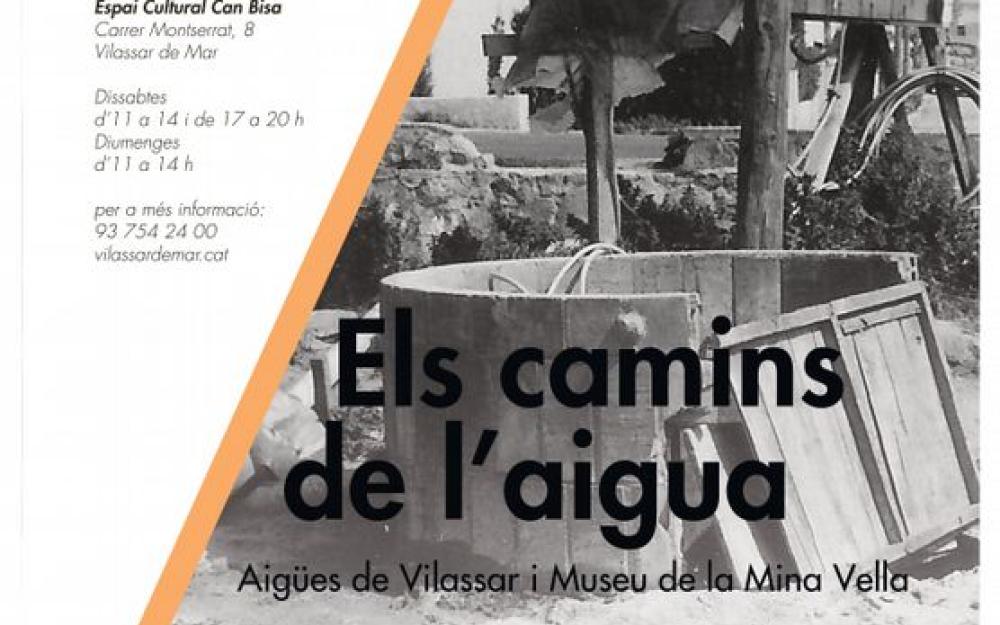 Cartell exposició 'Els camins de l'aigua' Can Bisa 