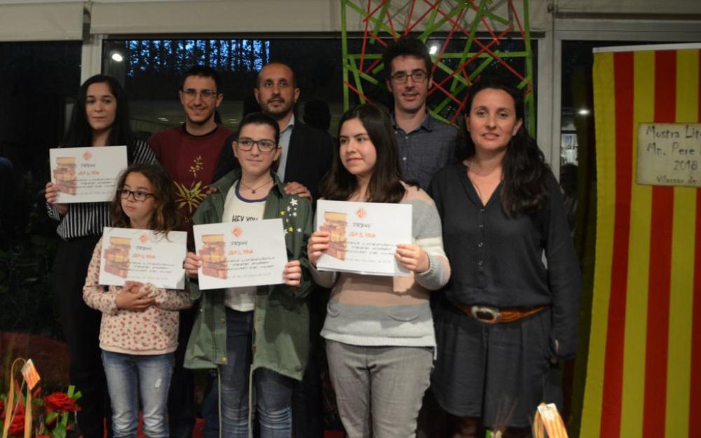Grup premiats Mostra Literària any 2018