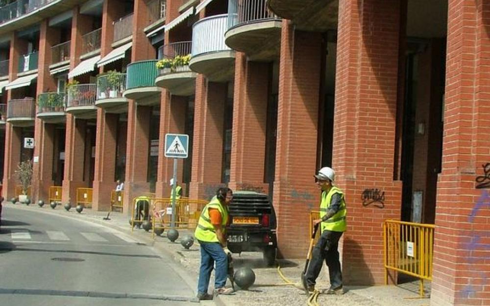 Inici obres Plaça Josep Tarradellas