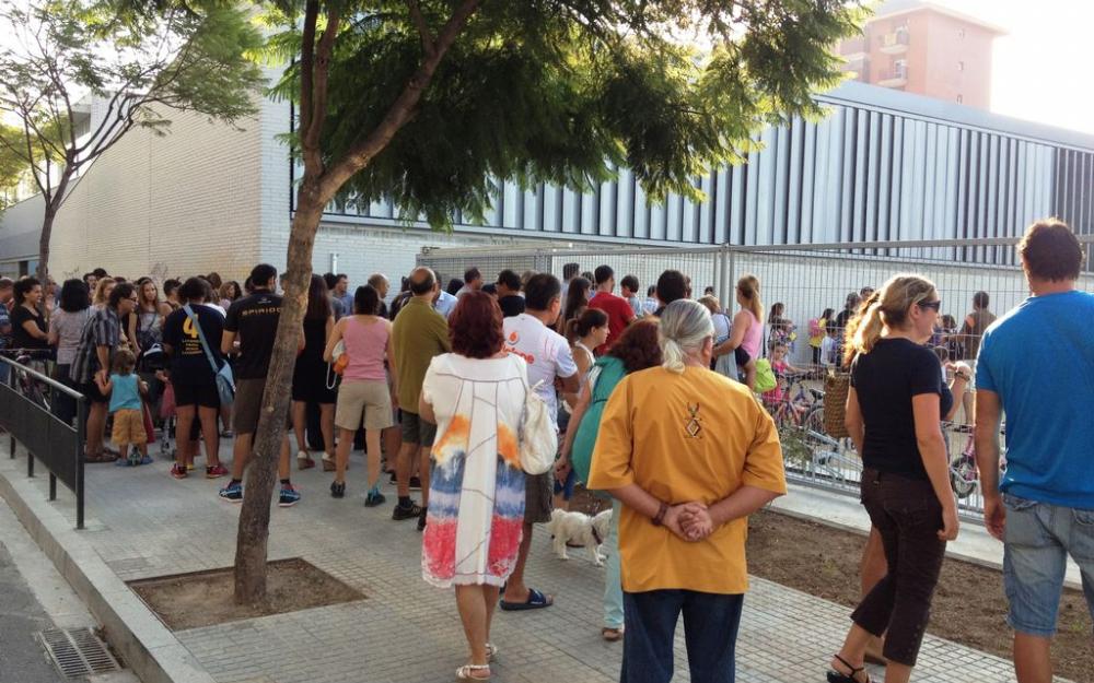 Inici del curs a l'escola els Alocs