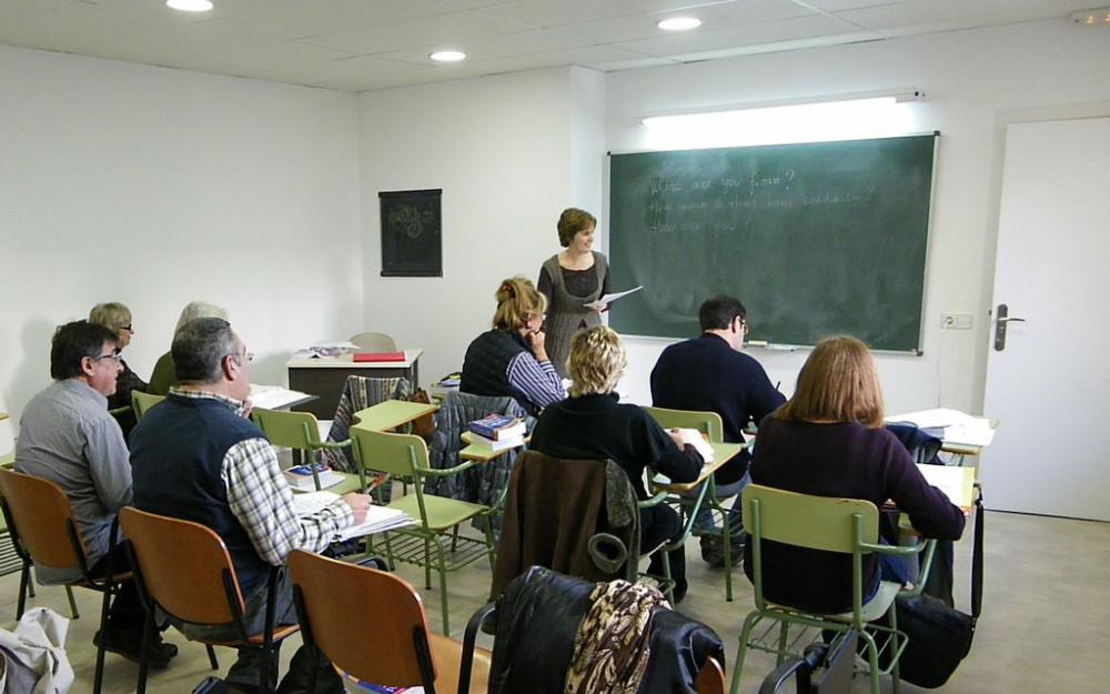 Aula ampliada Escola d'Adults