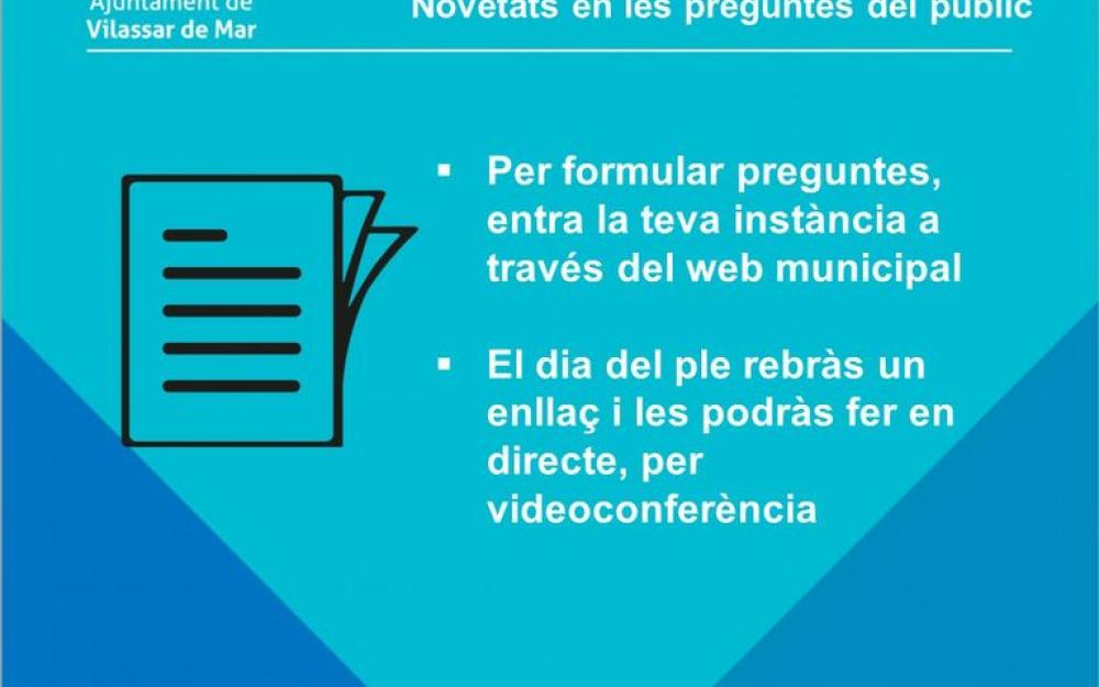 Bànner plantilles preguntes del públic