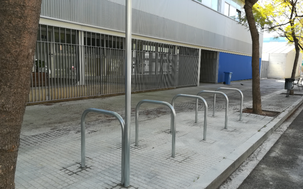 Aparcaments bicicleta carrer Santa Eulàlia