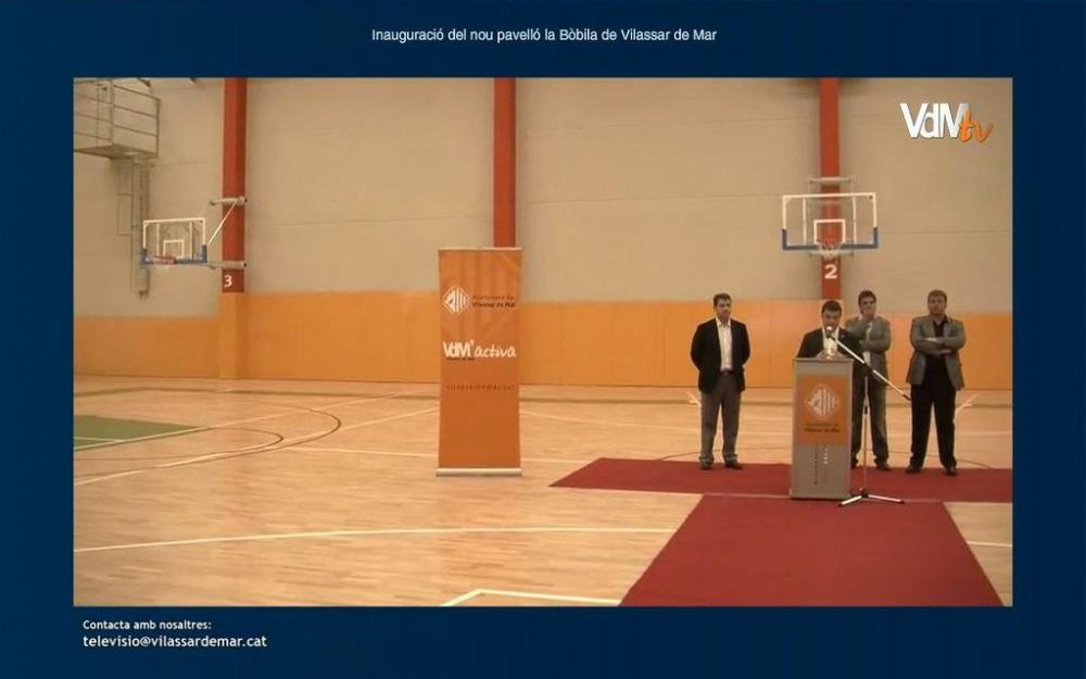 Inauguració nou pavelló VdM'TV
