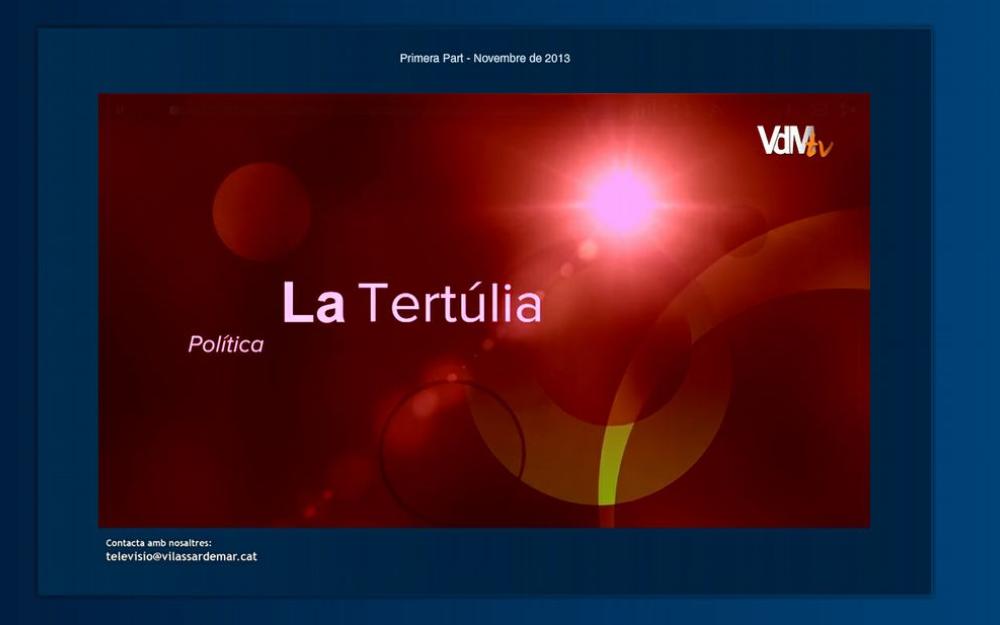 La Tertúlia - Novembre 2013