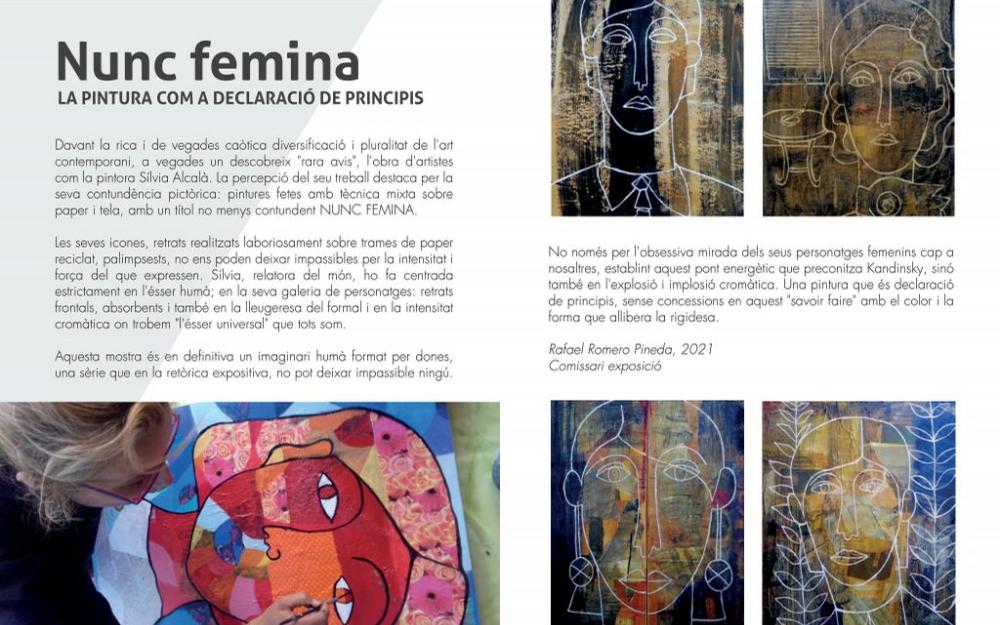 Díptic exposició Nunc femina 