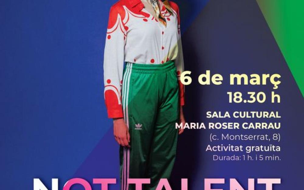 Cartell teatre Not talent