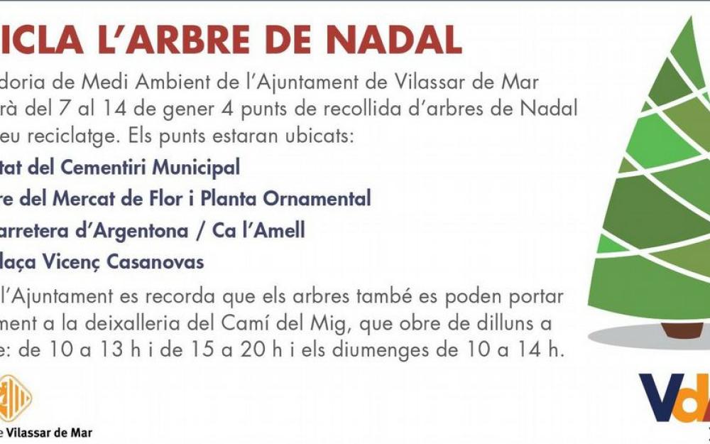 Recicla arbre Nadal 2019