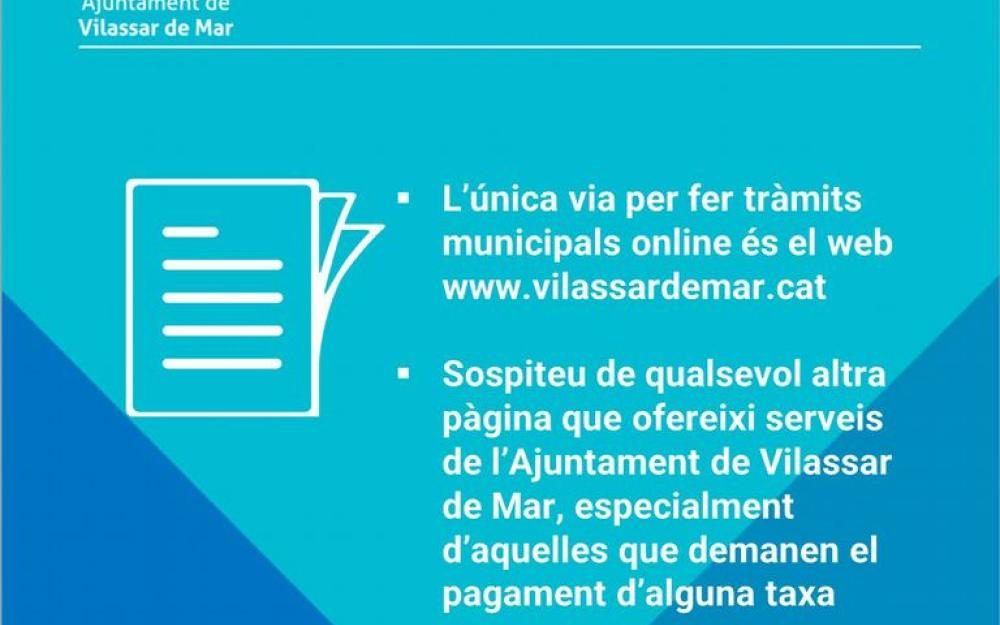Bànner com fer tràmits online