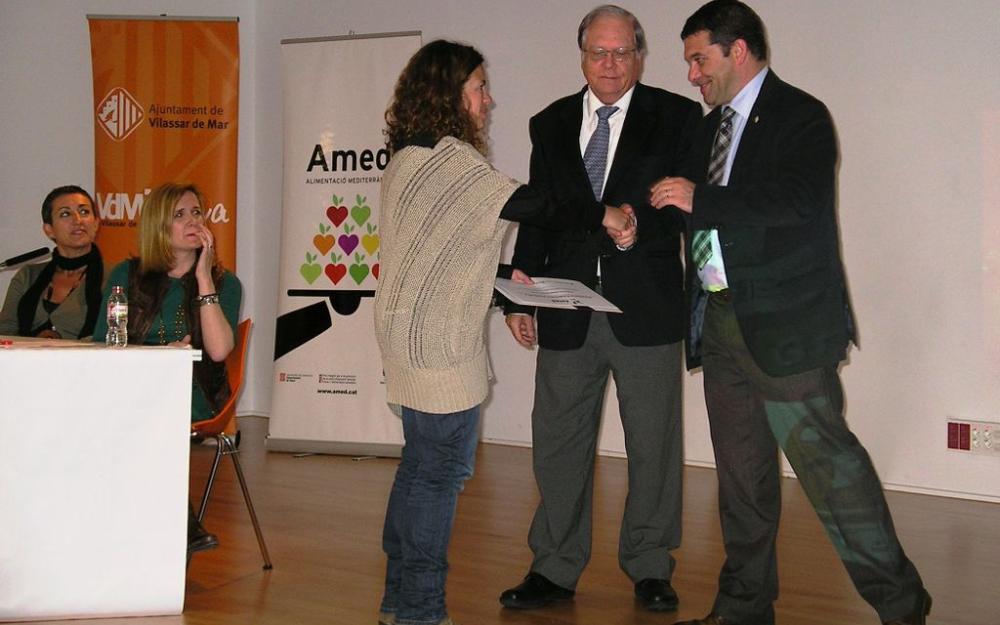 Lliurament certificat AMED restaurant El Terral