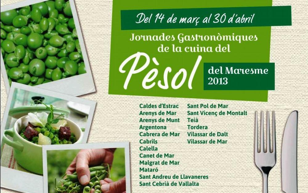 Portada jornades pèsol 2013