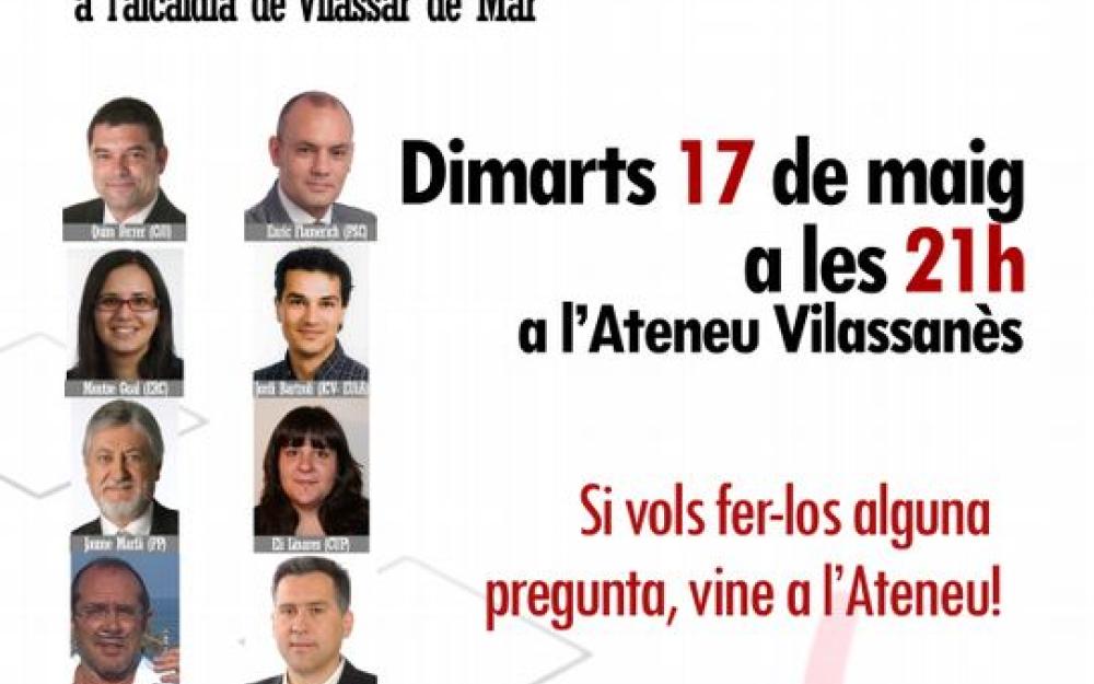 Cartell debat eleccions 22M