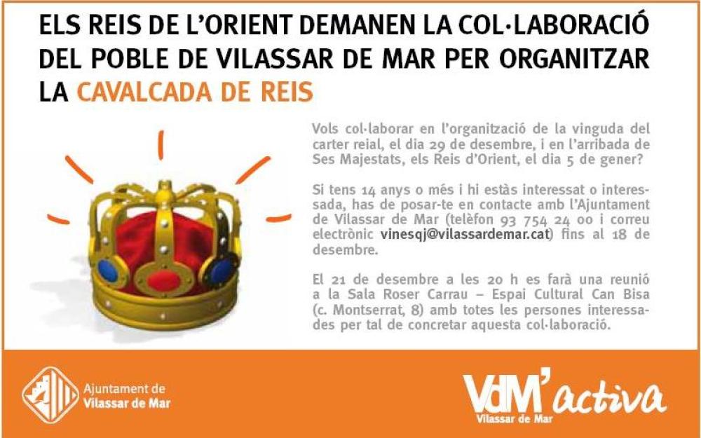 Anunci col·laborar Cavalcada Reis