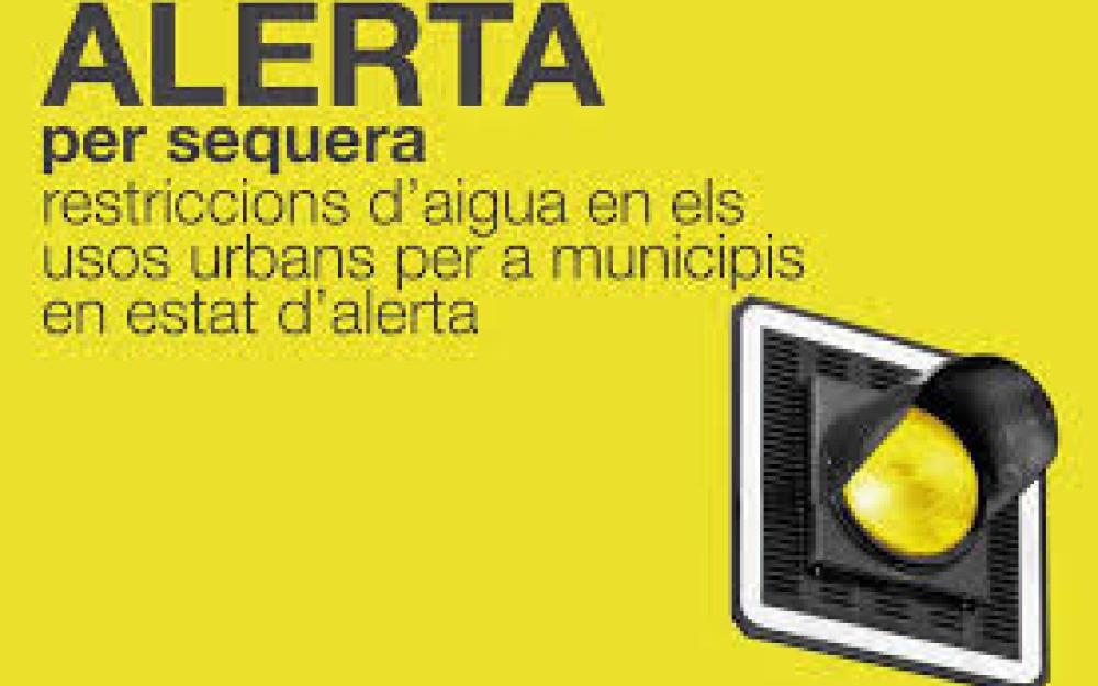 Cartell situació Alerta per sequera