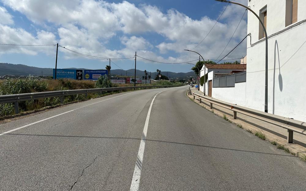 Tram de la carretera de Cabrils entre Lluís Jover i Jeroni Marsal