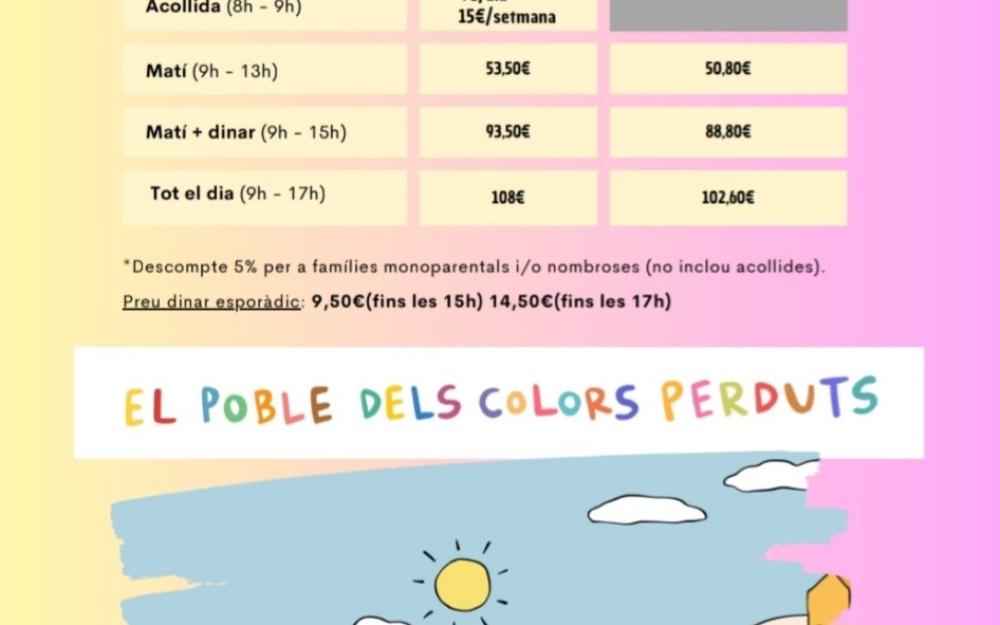 Casal de les AFA setmana del 2 al 6 setembre 2024