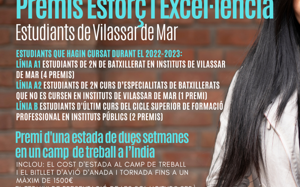 Cartell de la convocatòria Premis Esforç i Excel·lència