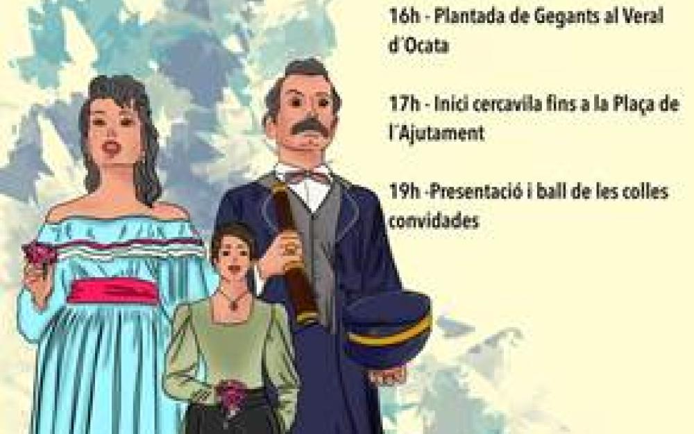 Cartell del 25è aniversari dels gegants de Vilassar de Mar