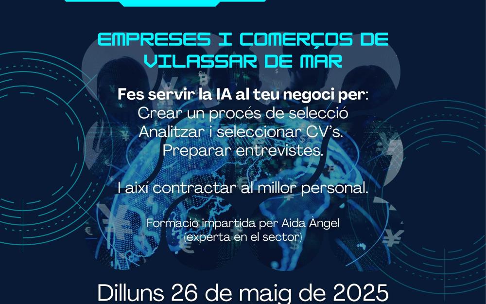 Cartell formació IA per a empreses