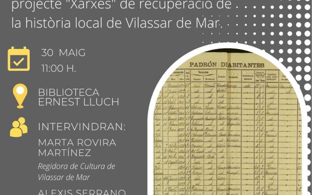 Cartell projecte "Xarxes" a l'Arxiu