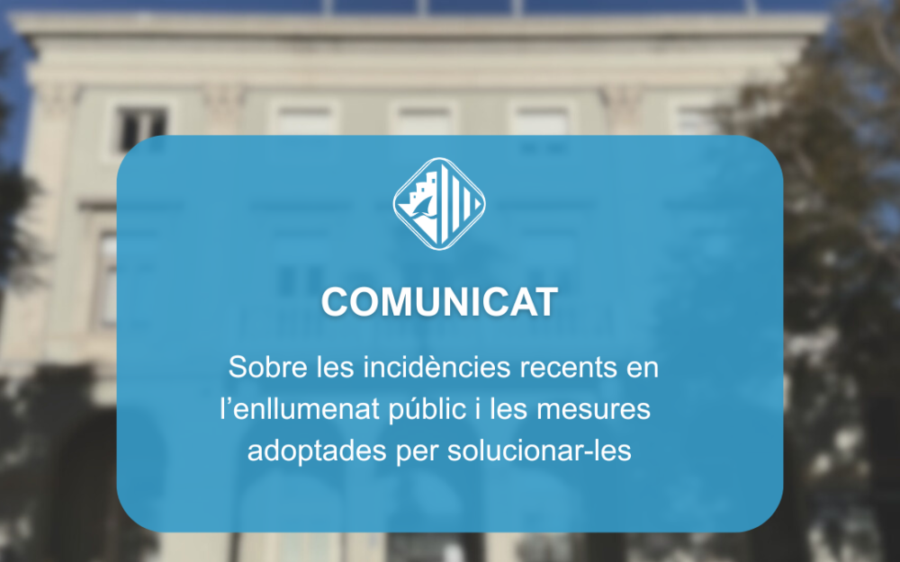 Comunicat de l'Ajuntament de Vilassar de Mar