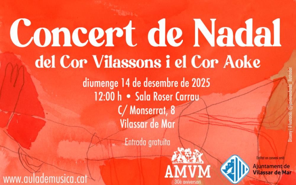 Concert de Nadal del Cor Vilassons i el Cor Aoke